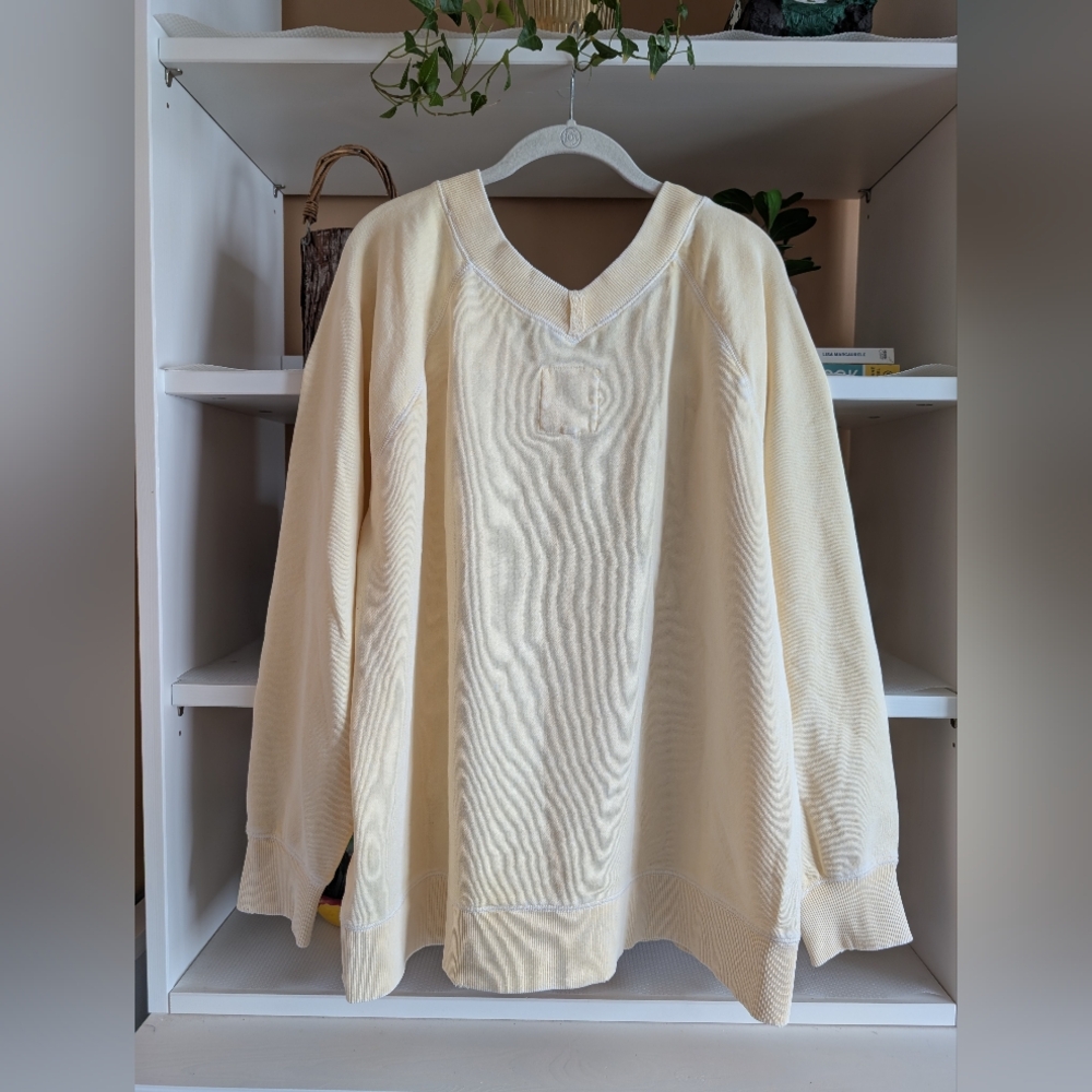 Aerie Downtime V-Neck Sweatshirt - Picture 2 of 3